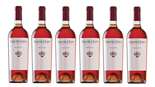 6x 0,75l - 2016er - Rosa del Golfo - Vigna Mazzi - Rosato del Salento I.G.P. - Apulien - Italien - Rosé-Wein trocken 6x 0,75l - 2016er - Rosa del Golfo - Vigna Mazzi - Rosato del Salento I.G.P. - Apulien - Italien - Rosé-Wein trocken von Rosa del Golfo