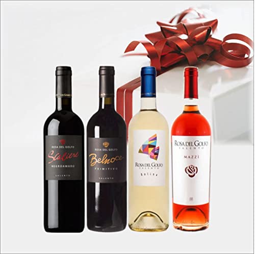 Puglia Packung mit 4 FLASCHEN ROSA DEL GOLFO von Rosa del Golfo
