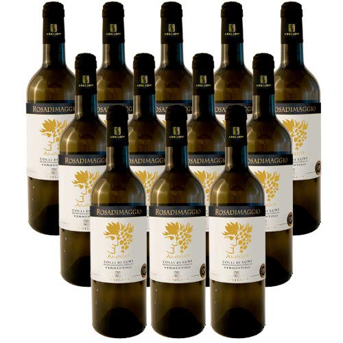 Italienischer Weißwein Ampelos Vermentino Colli di Luni DOC (12 flaschen 75 cl.) von Rosadimaggio