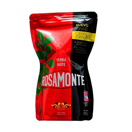 Mate Tee Rosamonte - 500g Zipper - wiederverschließbare Verpackung von Rosamonte