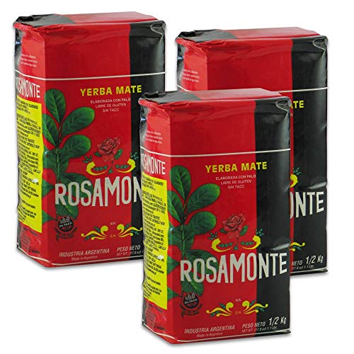 Rosamonte Mate Tee, 3er Pack (3 x 500 g) von Rosamonte