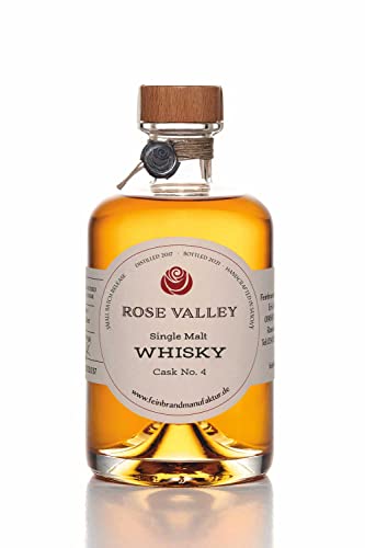 ROSE VALLEY WHISKY - First Fill Jamaica Rum Cask - Single Cask No.4-58,1% vol 1x0,5L Feinbrand-Manufaktur Brabant von Rose Valley