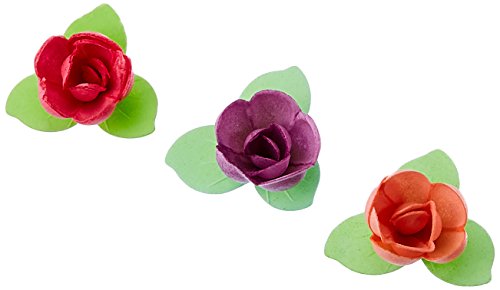 Cake Company Rose klein mit grünem Blätterkranz 1er Pack (1 x 60 g) von Rose klein mit grünem Blätterkranz