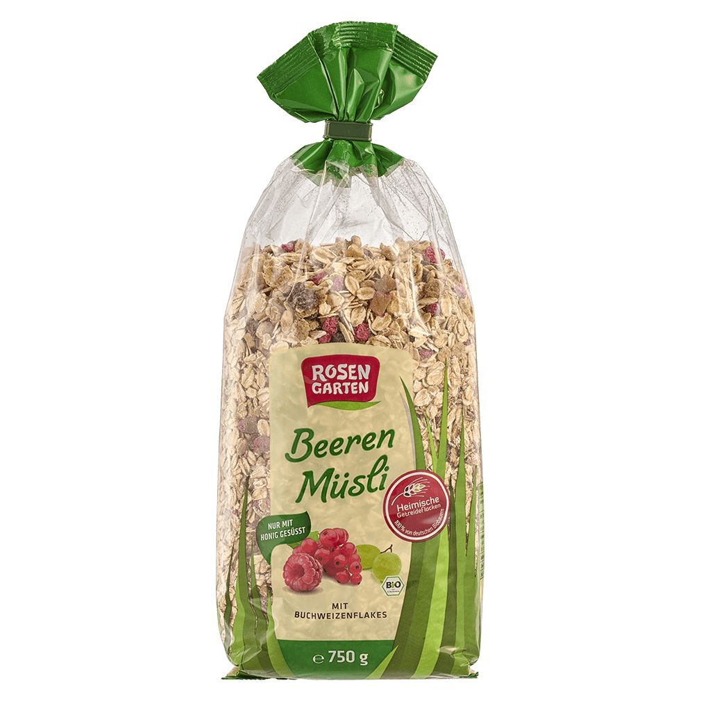 Bio Beeren Müsli Bio Beeren Müsli von Rosengarten