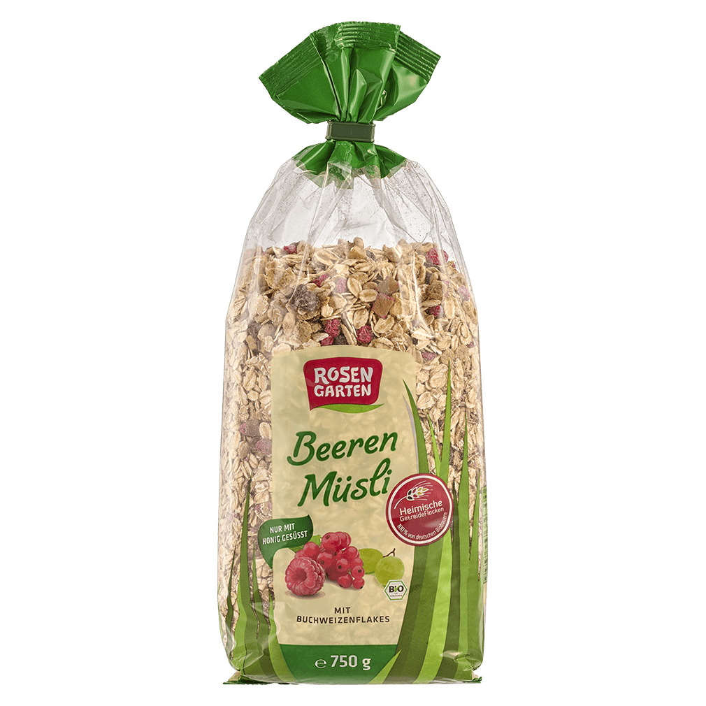 Bio Beeren Müsli von Rosengarten