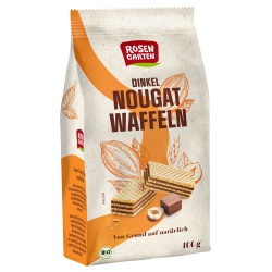 Nougat-Dinkelwaffeln von Rosengarten