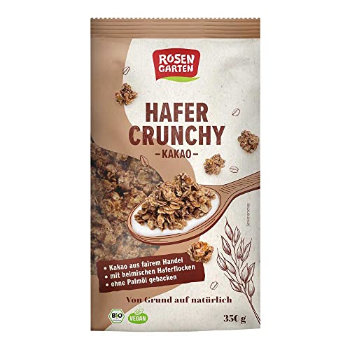 ROSENGARTEN Hafer-Crunchy, Kakao, 350g (1er Pack) von Rosengarten