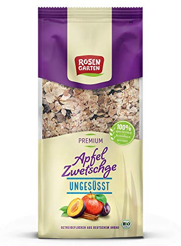 Rosengarten Apfel-Zwetschgen-Müsli, ungesüßt (375 g) - Bio von Rosengarten