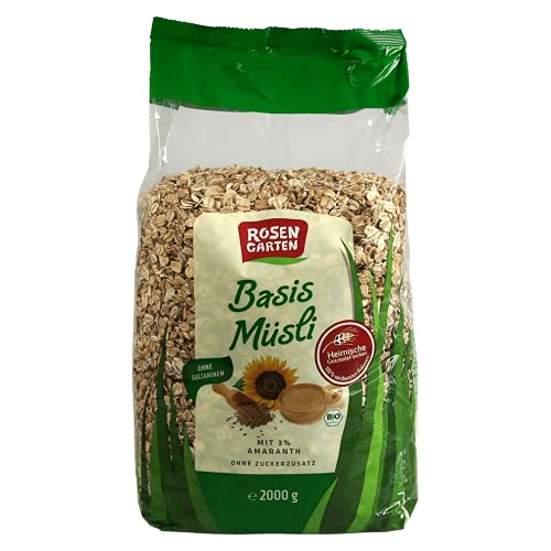 Rosengarten Basis-Müsli mit Amaranth, 2000 g von Rosengarten