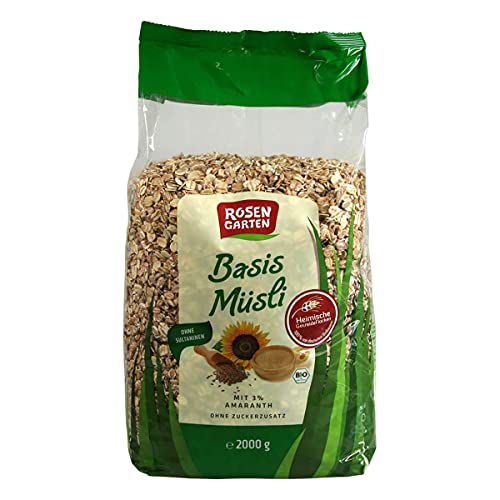 Rosengarten - Basis-Müsli mit Amaranth - 2 kg - 4er Pack Rosengarten - Basis-Müsli mit Amaranth - 2 kg - 4er Pack von Rosengarten