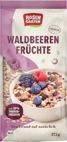 Rosengarten Bio Waldbeeren-Früchte-Müsli (2 x 375 gr) von Rosengarten