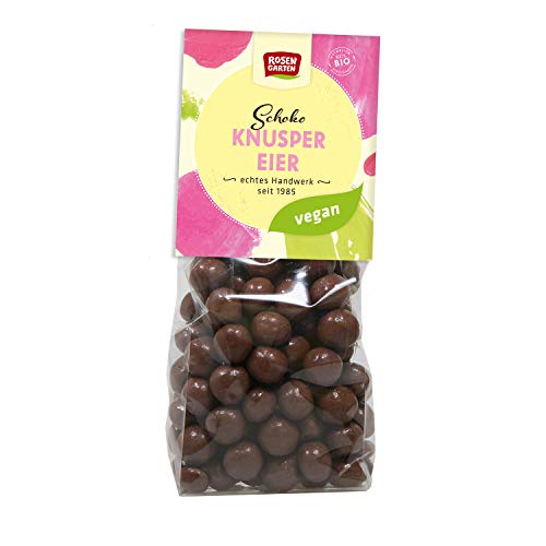 Rosengarten Bio vegane Schoko Knuspereier, 80g Rosengarten Bio vegane Schoko Knuspereier, 80g von Rosengarten