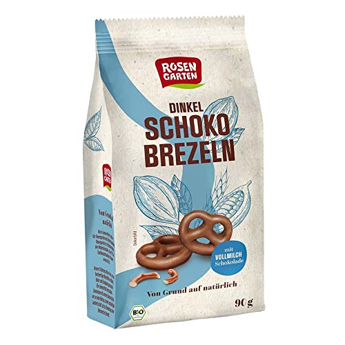 Rosengarten Dinkel Schokobrezeln, Vollmilch 90g (1) von Rosengarten