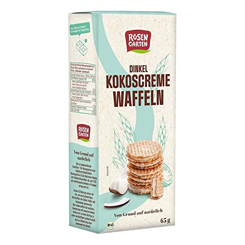 Rosengarten Dinkelwaffeln, Kokoscreme, 65g (1) von Rosengarten