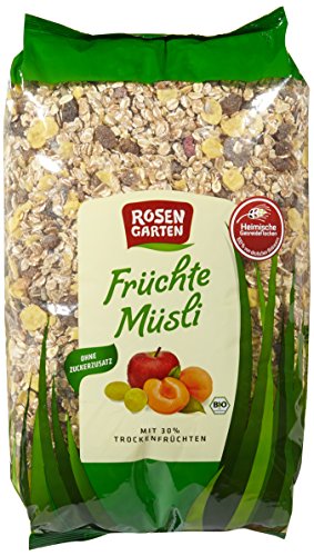 Rosengarten Früchte-Müsli, 1er Pack (1 x 2 kg) von Rosengarten