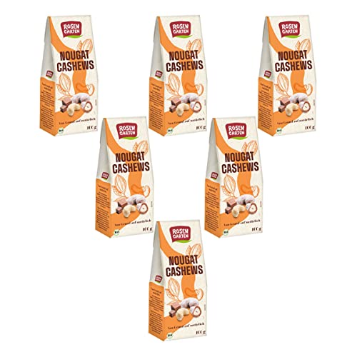 Rosengarten - Nougat Cashews - 100 g - 6er Pack von Rosengarten