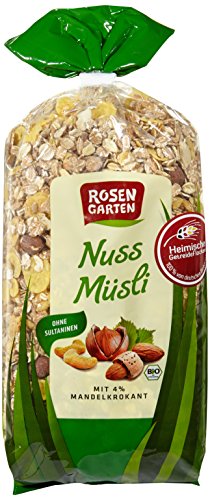 Rosengarten Nuß-Müsli, 3er Pack (3 x 750 g) von Nuvial