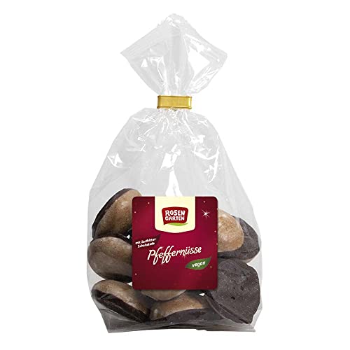 Rosengarten Pfeffernüsse, mit Zartbitterschokoladenfuß, 125g (1) von Rosengarten