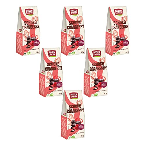 Rosengarten - Schoko Cranberry - 90 g - 6er Pack von Rosengarten