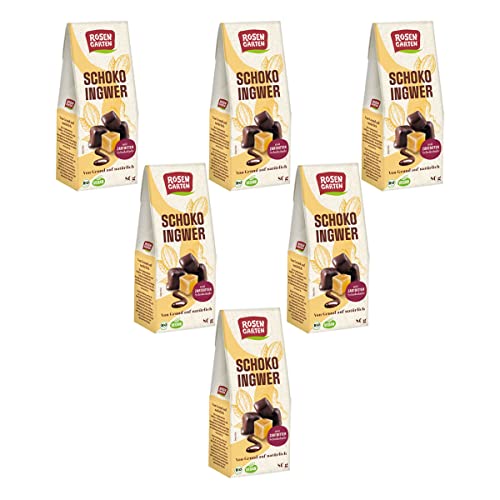 Rosengarten - Schoko Ingwer - 80 g - 6er Pack von Rosengarten