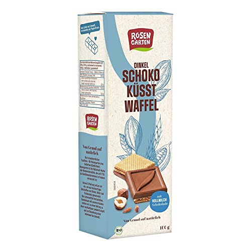 Rosengarten Schoko küsst Waffel, Vollmilch, 100g (1) von Rosengarten