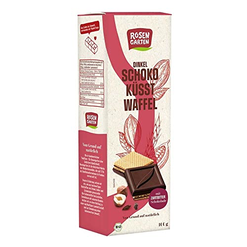 Rosengarten Schoko küsst Waffel, Zartbitter, 100g (1) von Rosengarten