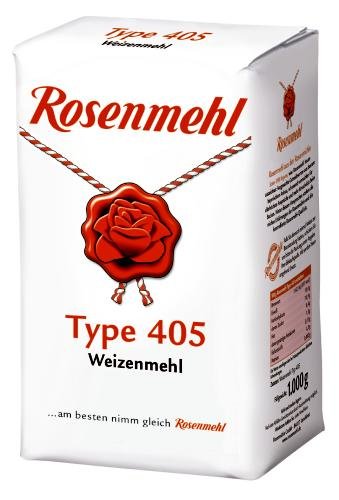 Rosenmehl Type 405, 10er Pack (10 x 1 kg) von Rosenmehl