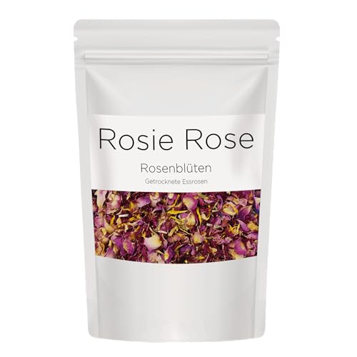 Blüten Mix | essbare Blüten zum Dekorieren deiner Gerichte | ROSIE ROSE (Rubin Rot, Gastro) von Rosie Rose