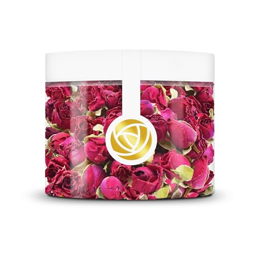 Rosie Rose Dekorative Rosenblüten in 7 Farben - 20g - Dekorative getrocknete Blüten, Topping für Torten, Kuchen Dekoration,100% natürlich zum Backen Kochen & Dekorieren (Pure Pink) von Rosie Rose