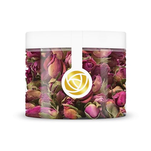 Rosie Rose, essbare rosa Rosenblüten Vintage Rose, 20g Getrocknete Blumen für Hochzeitstorten, Backen & Kochen, natürliche Rosenblüten als Deko für Kuchen und Speisen von Rosie Rose