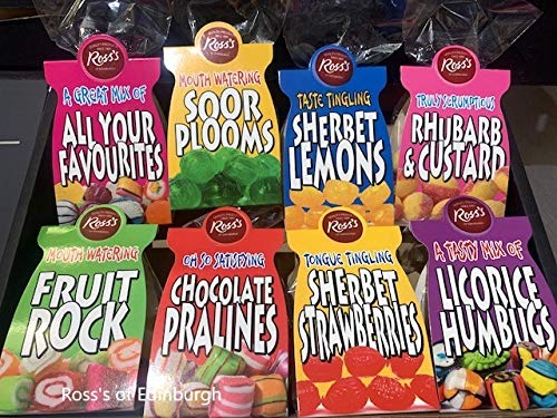 Süßigkeiten-Auswahlbox. von Ross's of Edinburgh