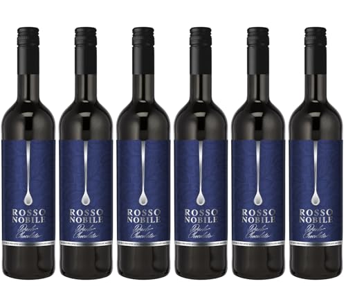 Rosso Nobile Al Cioccolata - Edler Rotwein mit feinen Schokoladenaromen (6 x 0,75L) von Rosso Nobile