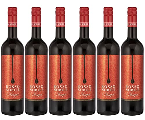 Rosso Nobile Nougat - Edler Rotwein mit feinen Nougataromen (6 x 0,75L) von Rosso Nobile