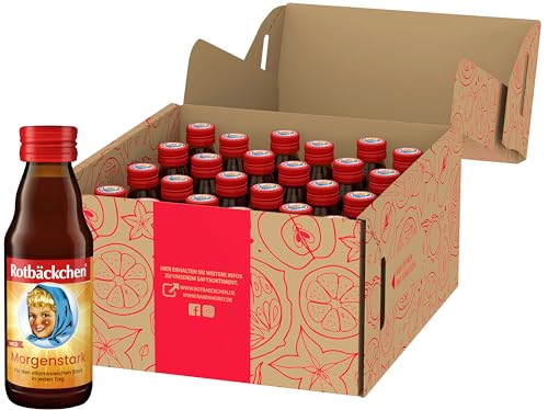 ROTBÄCKCHEN Morgenstark MINI 24er Pack (24 x 125ml). Multi-Vitamin-Mehrfruchtsaft von Rotbäckchen