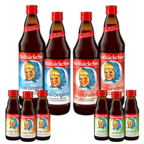 Rotbäckchen Probierpaket (4 x 700 ml + 6 x 125 ml ) von Rotbäckchen