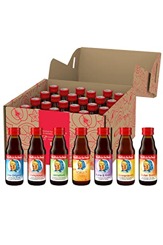 Rotbäckchen Probierpaket Mini, 7 verschiedene Sorten im 24er Pack (24 x 125 ml), Flasche von Rotbäckchen