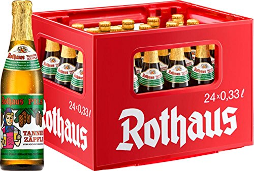 Rothaus Tannenzäpfle (24 x 0,33 l), inkl. 3,42 € Pfand, MEHRWEG von Rothaus