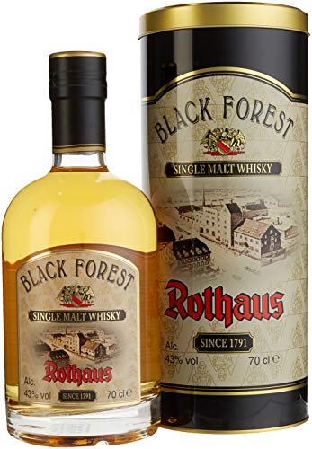 Rothaus Black Forest Single Malt Whisky mit Geschenkverpackung (1 x 0.7 l) von Rothaus