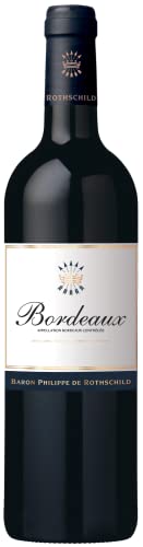 Bordeaux AOC Rouge, Trockener Rotwein aus Frankreich (1 x 0,75l) von Rothschild