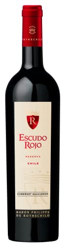 Escudo Rojo Reserva Cabernet Sauvignon - Baron Philippe de Rothschild – Trockener Rotwein aus Chile (1 x 0,75l) von Rothschild