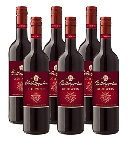 Rotkäppchen Qualitätswein Glühwein Rot (6 x 0,75l) – Aromatisch-winterlicher, roter Glühwein in erlesener Rotkäppchen Qualitätswein Qualität. von Rotkäppchen Qualitätswein