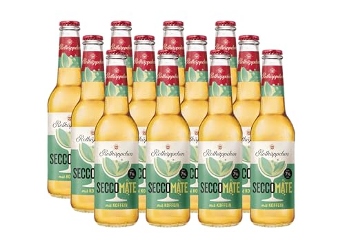Rotkäppchen Seccomate (12x 0,33l) - Herber Mategeschmack trifft auf fruchtigen Pfirsich und spritzige Zitrusnoten von Rotkäppchen