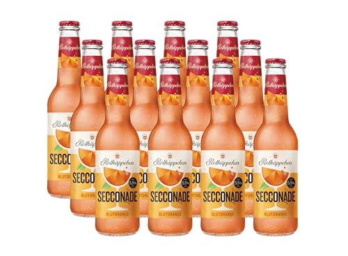 Rotkäppchen Secconade Blutorange (12x 0,33l) – Limonade trifft Secco- Der natürliche Blutorangen-Kick unter den Spritz-Drinks von Rotkäppchen