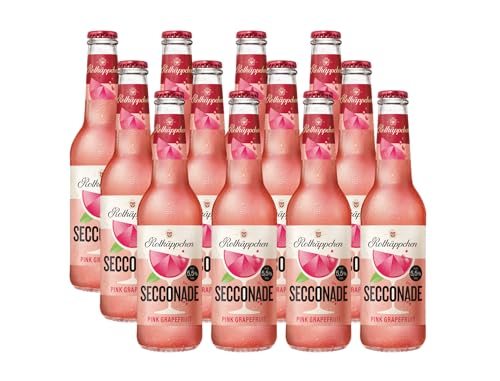 Rotkäppchen Secconade Pink Grapefruit (12x 0,33l) – Limonade trifft Secco – Spritzige Frische mit saftiger Grapefruit und elegantem Süße-Bitter-Spiel von Rotkäppchen