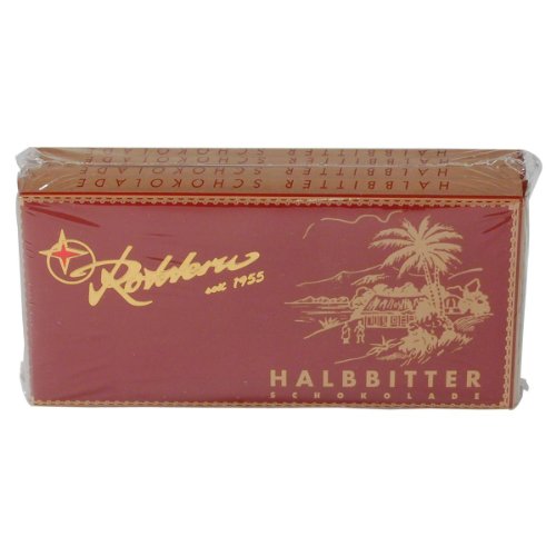 Rotstern GmbH & Co. KG: Rotstern Schokolade - Halbbitter - 1 Packung mit 4 Ta... von Rotstern