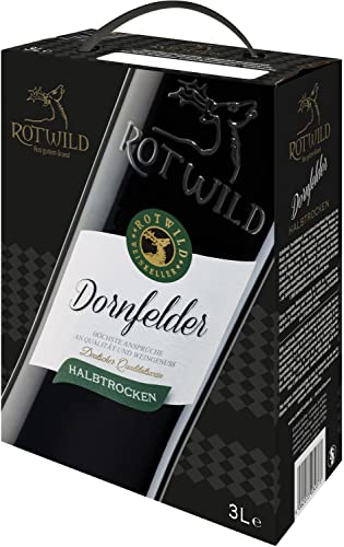 Rotwild Dornfelder halbtrocken (1 x 3,0l) von Rotwild