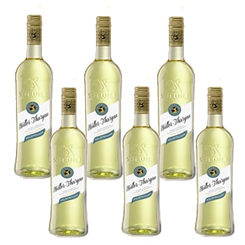 Rotwild Müller Thurgau halbtrockener Weißwein 750ml 6er Pack von Rotwild