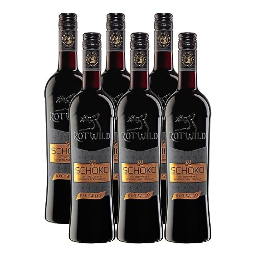 Rotwild Schoko, ein süßer Rotwein mit sinnlicher Schokoladenverführung (6 x 0.75l) von Rotwild