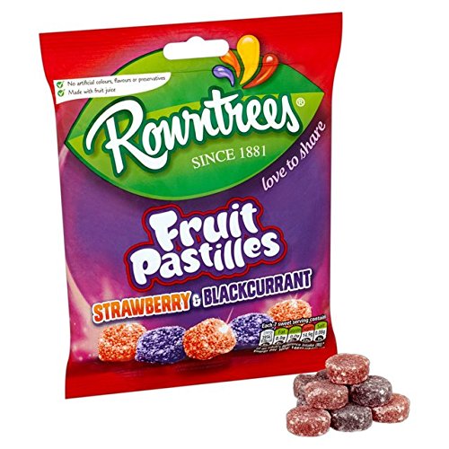 Rowntree Rote Und Schwarze Frucht-Pastillen Teilen Beutel 160G von Rowntree's