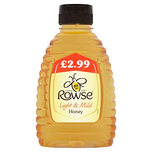 Rowse Light & Mild Squeezy Honig (340g) - Packung mit 6 von Rowse